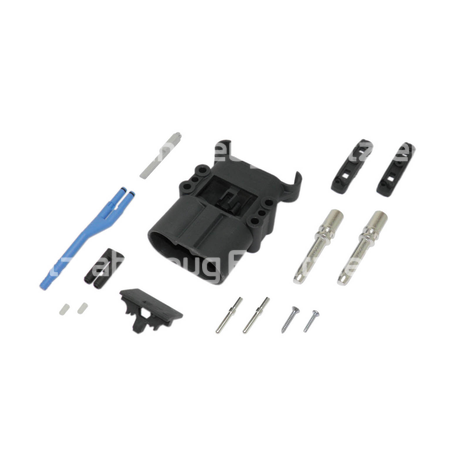 REMA Batteriestecker männlich 320A 50mm² mit Luftadapter und Hilfskontakten